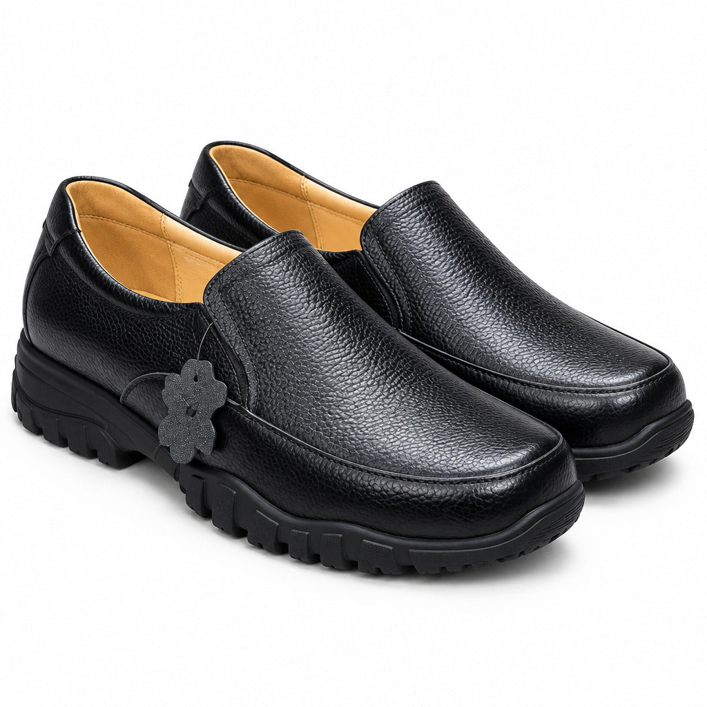 Premium Leather Shoes -Black