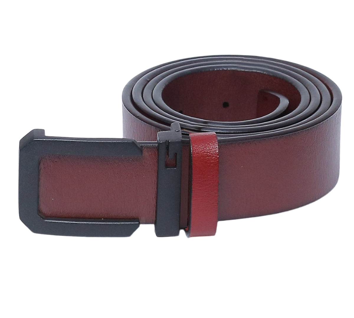 Men's Leather Belt- Coffee Brown