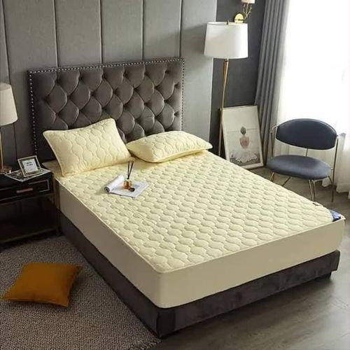 Water Proof Matress Protector-Beige