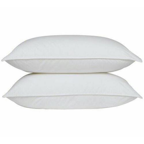 Pair Of Fibre Pillows-White