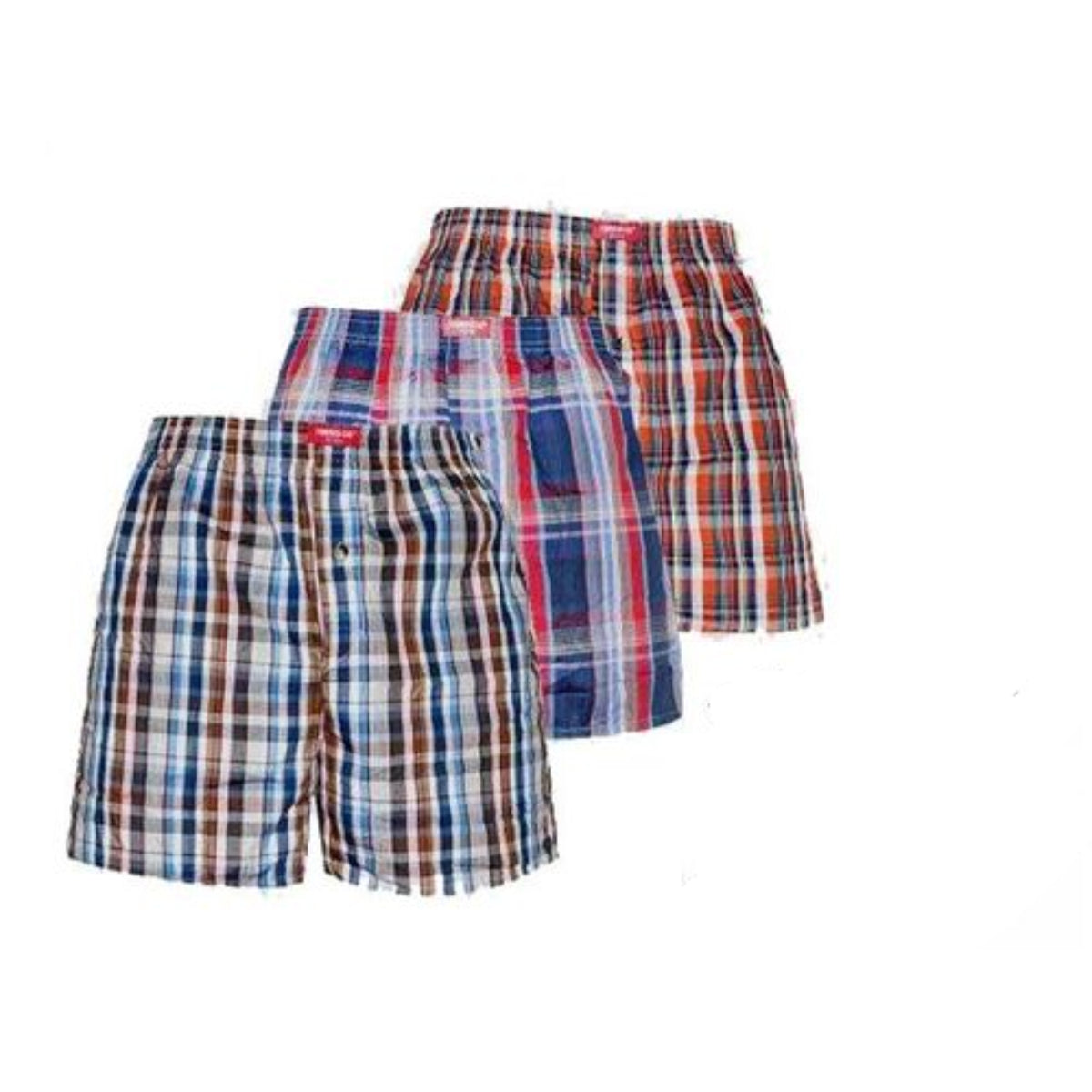 3 PCs of Premium Quality Checked Boxers