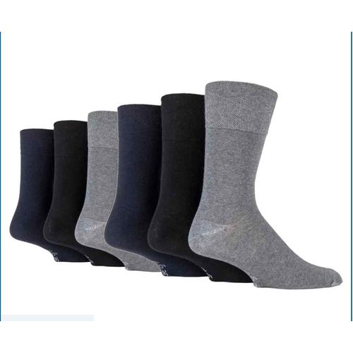 6 Pairs Of Long Men's Multicolor Cotton Socks.