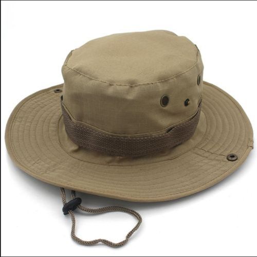 Travel Tactical Round Hat-Khaki