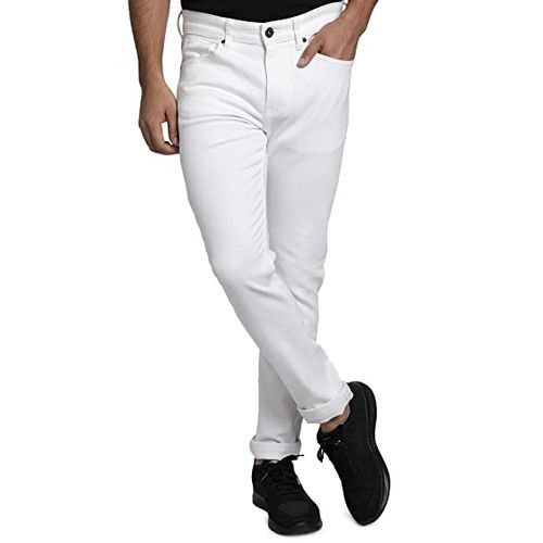Denim Jean Trouser-White