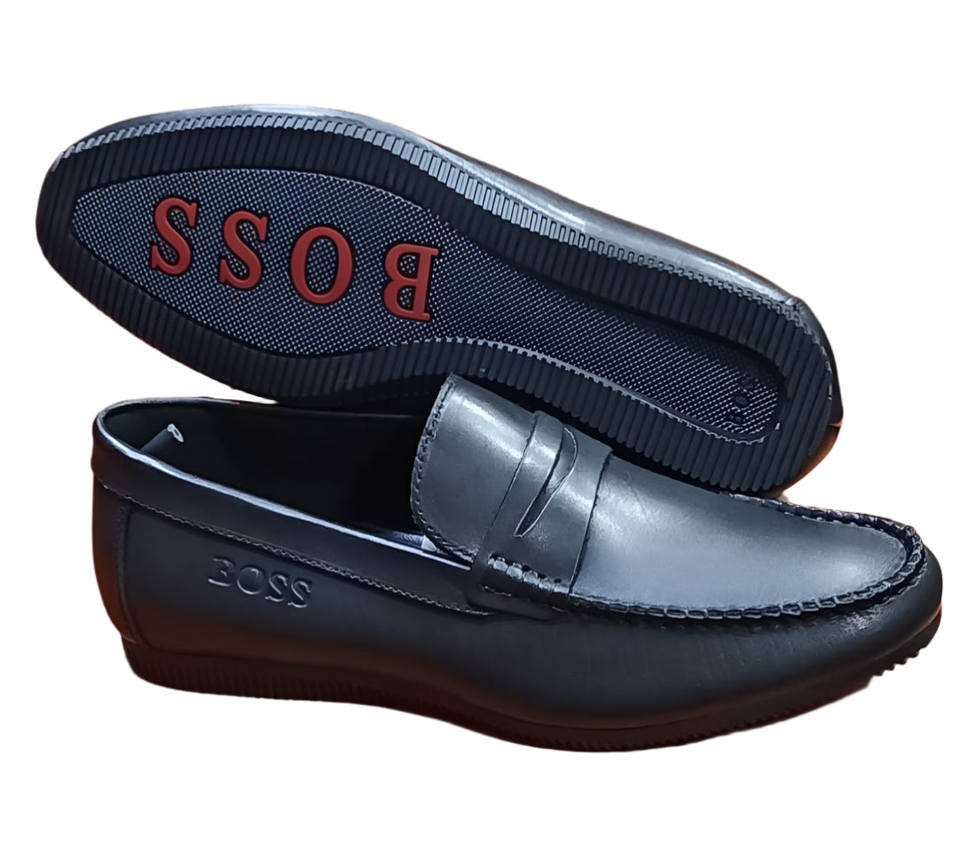 Men's Classic  Leather Shoes-Black