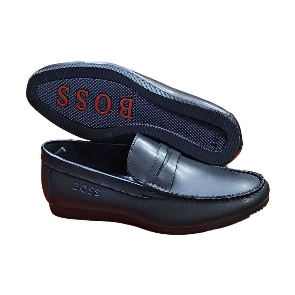 Men's Classic Leather Shoes-Black
