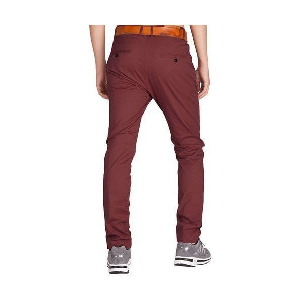 Men's Streachable Khaki Trouser-Maroon