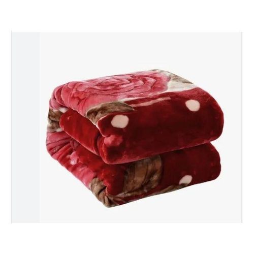 Double Layer Woolen Multi Colour Blanket