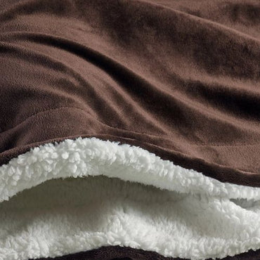 Super Soft Cozy Fleece Blanket-Brown