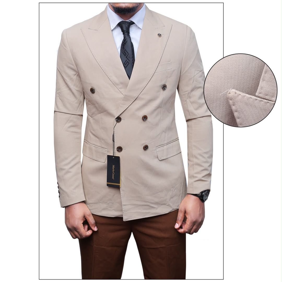 Durable And Quality Professional Classic Suit-Cream
