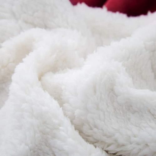 Fleece Woolen Soft Blanket-Maroon