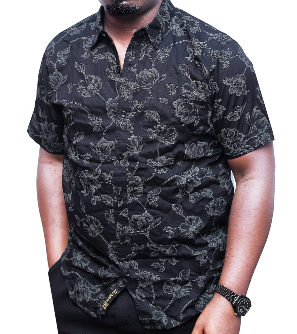 Premium Quality Short-Sleeved Floral Shirt