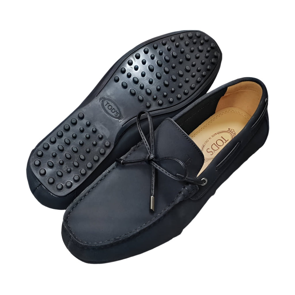 Men's Classic Moccasin Shoes-Black