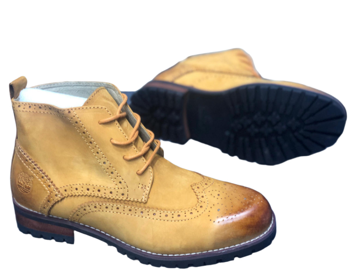 Men's Premium Quality Timberland Boots-Yellow