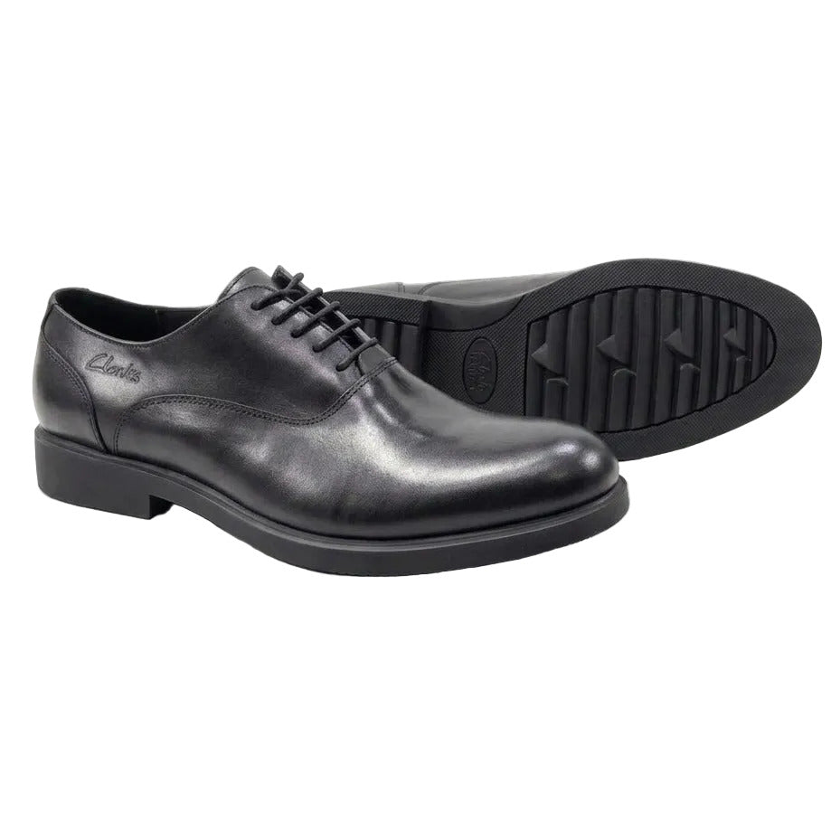 Modern Quality Lace-Up Leather Shoes-Black