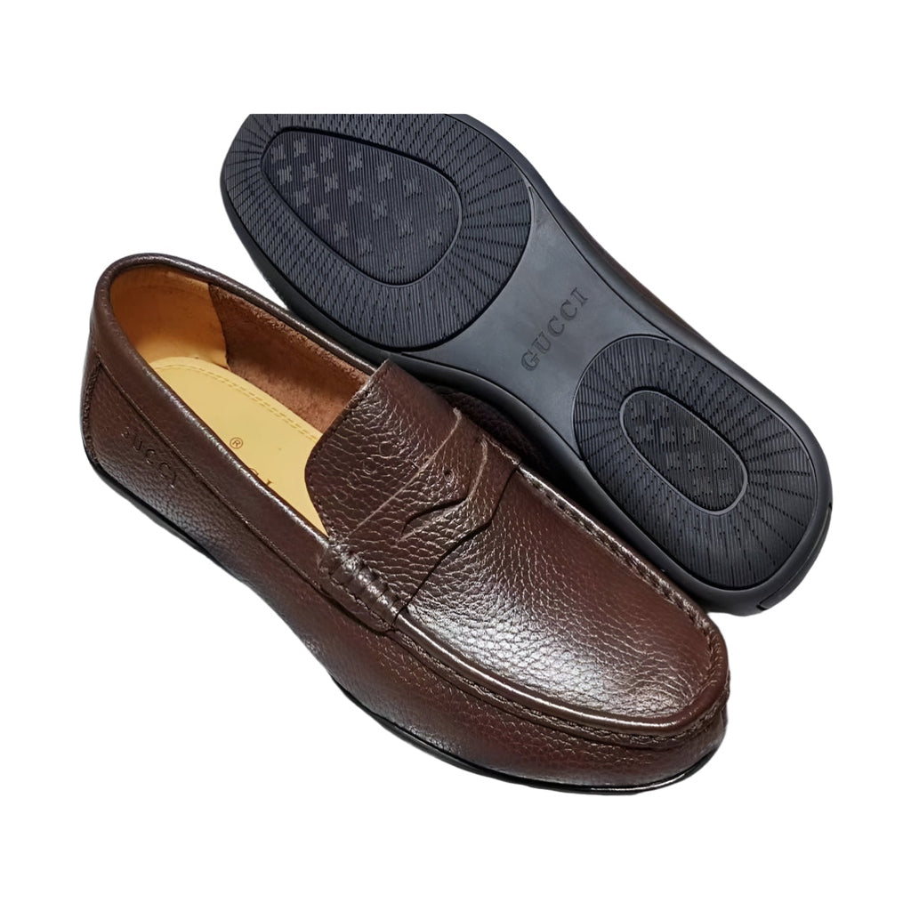 Men's Classic Leather Shoes-Coffee Brown