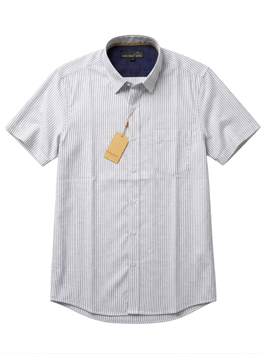 Quality And Classic Short-Sleeved Cotton Shirt