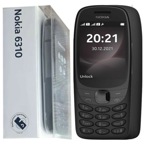 Nokia 6310 (2021) Original 1.8″ 8MB RAM 16MB ROM 0.2MP 1150mAh – Black