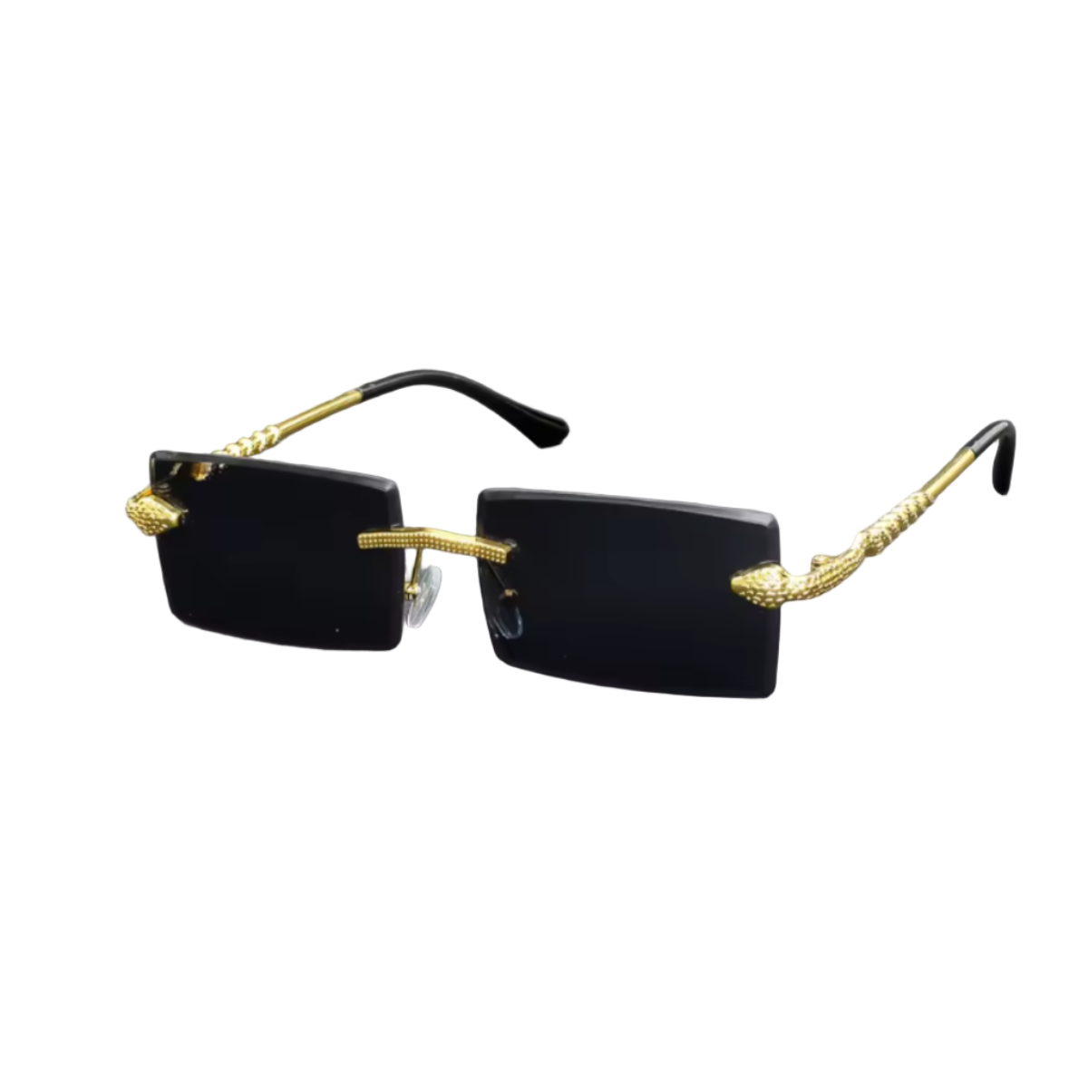Rimless Rectangle Sunglasses