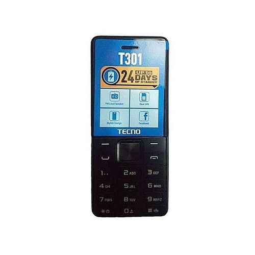 Tecno T301 1.73″ Dual SIM – Black