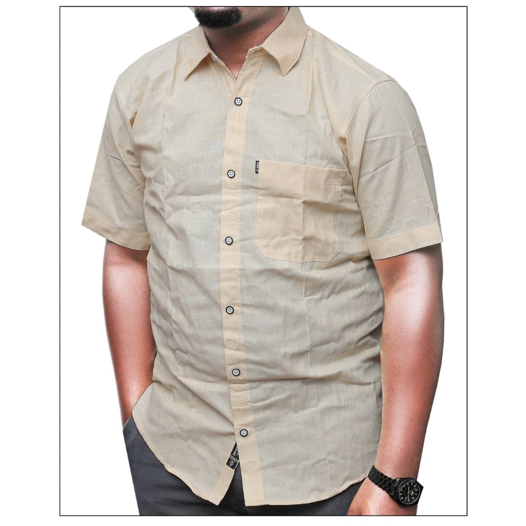 Men's ShortSleeved Cotton Shirt