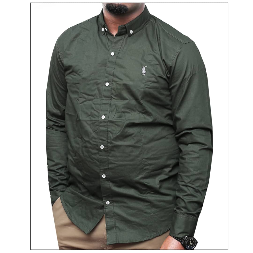 Polo Longsleeved Shirt -Green