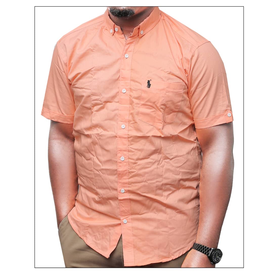 Men's Short Sleeved Cotton Shirt.