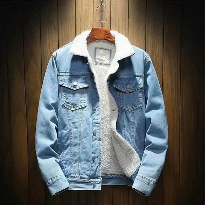 Denim Jean Jacket-Light Blue