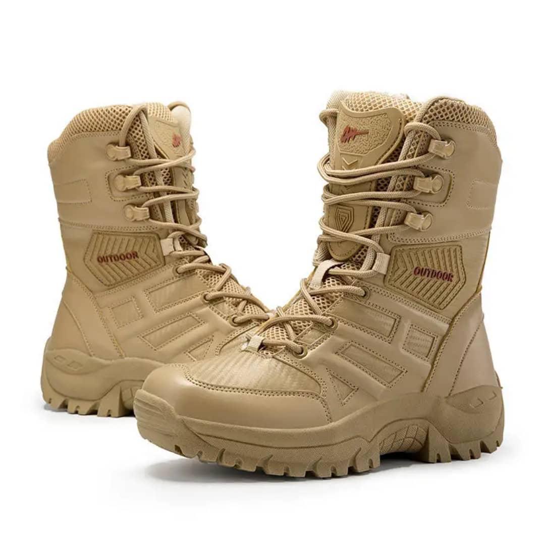 Tactical Hiking Boots For Men-Beige