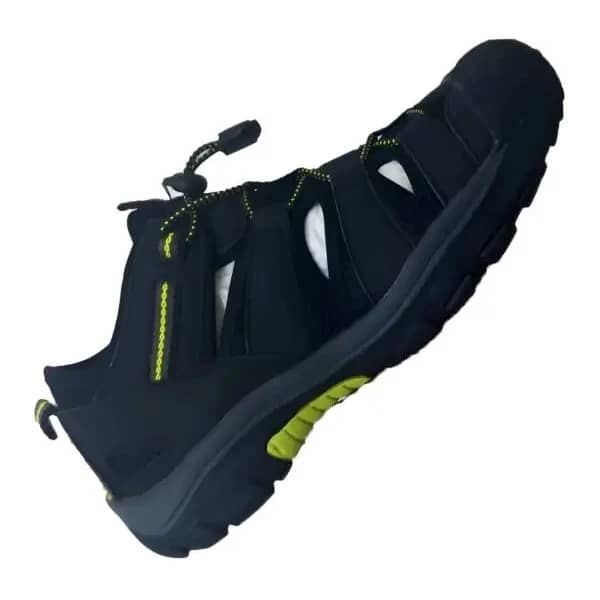 Ventilated Open Shoes-Black