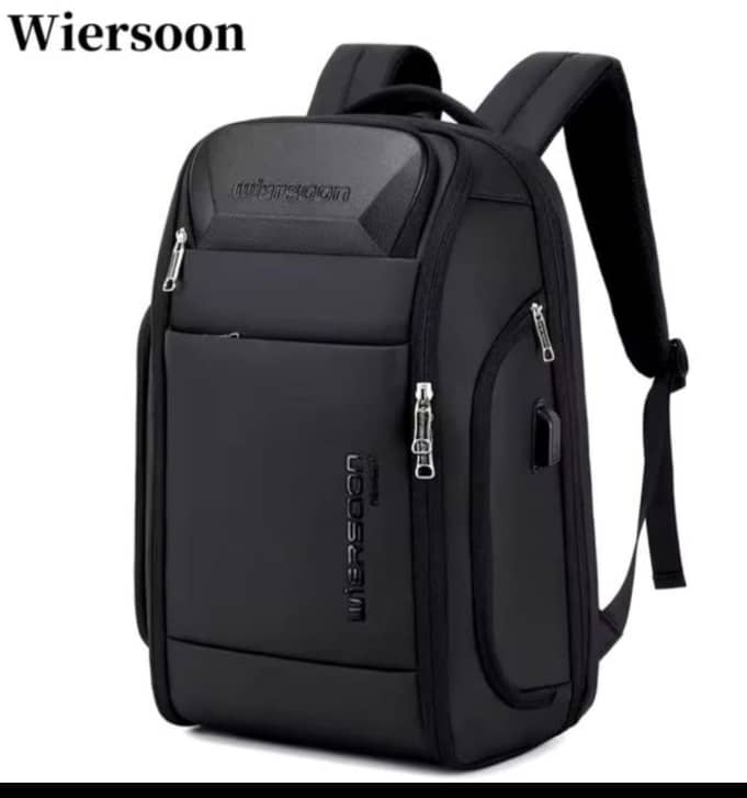 Premium Professional Modern Leather Bag-Black