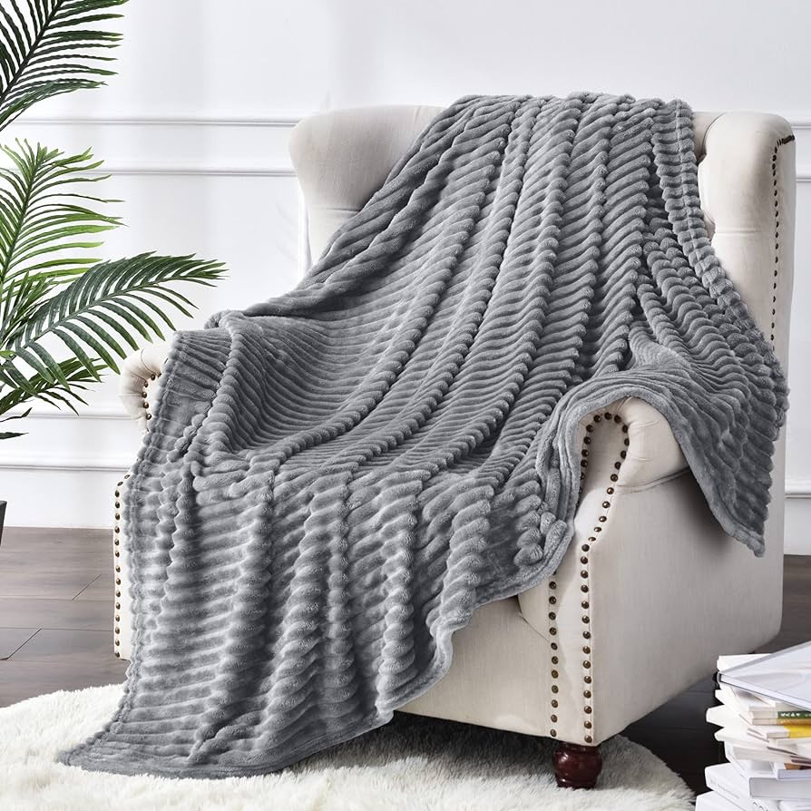 Fleece Blanket-Grey