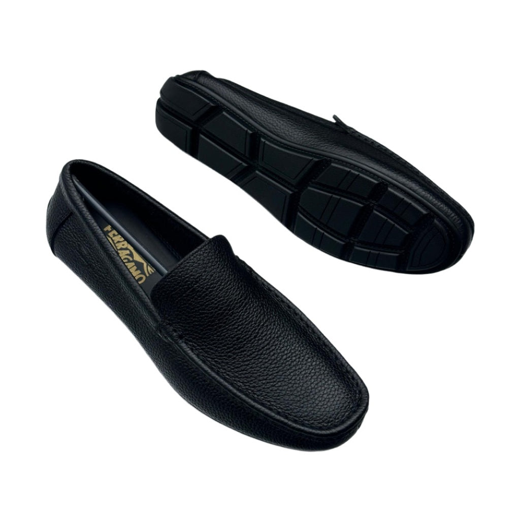 Classic Designer Moccasin Shoes-Black