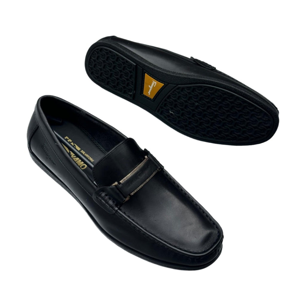 Modern Classic Leather Shoes-Black