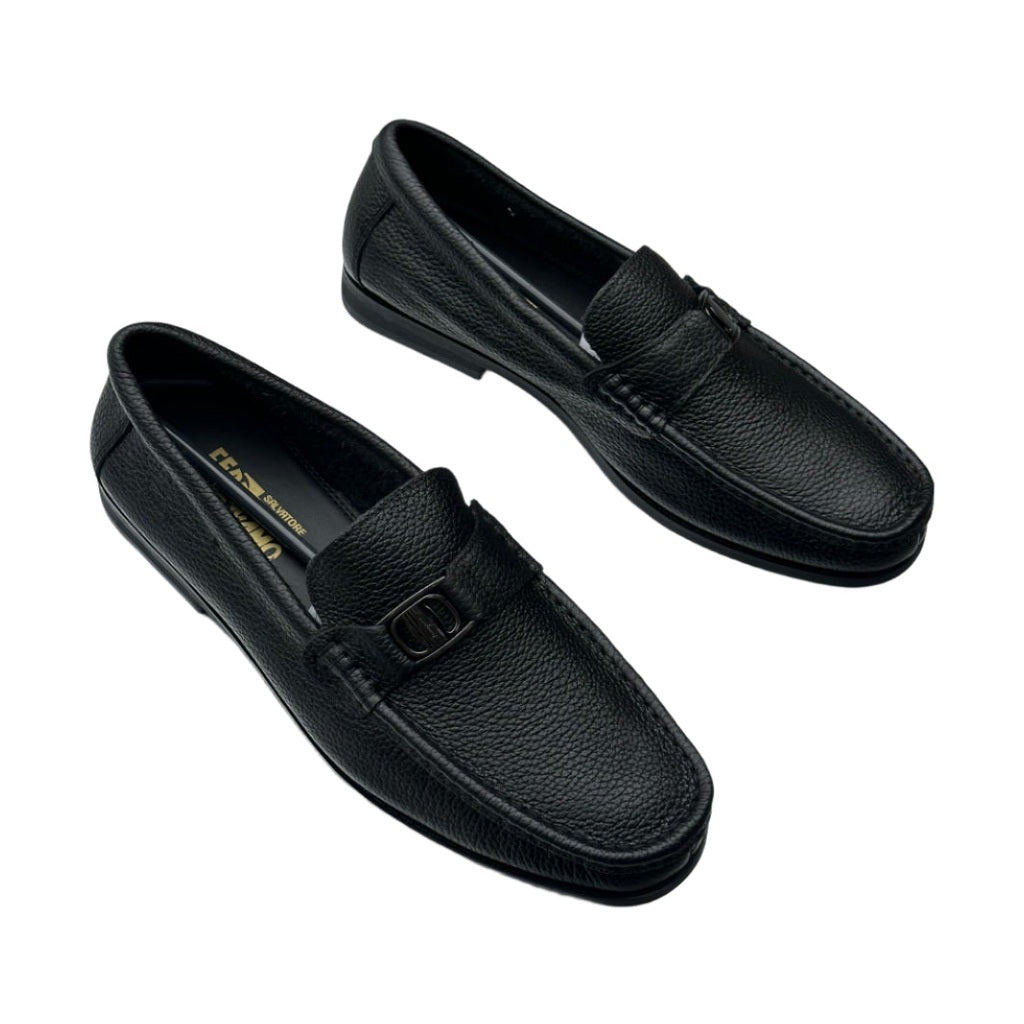 Modern Classic Leather Shoes For Men-Black
