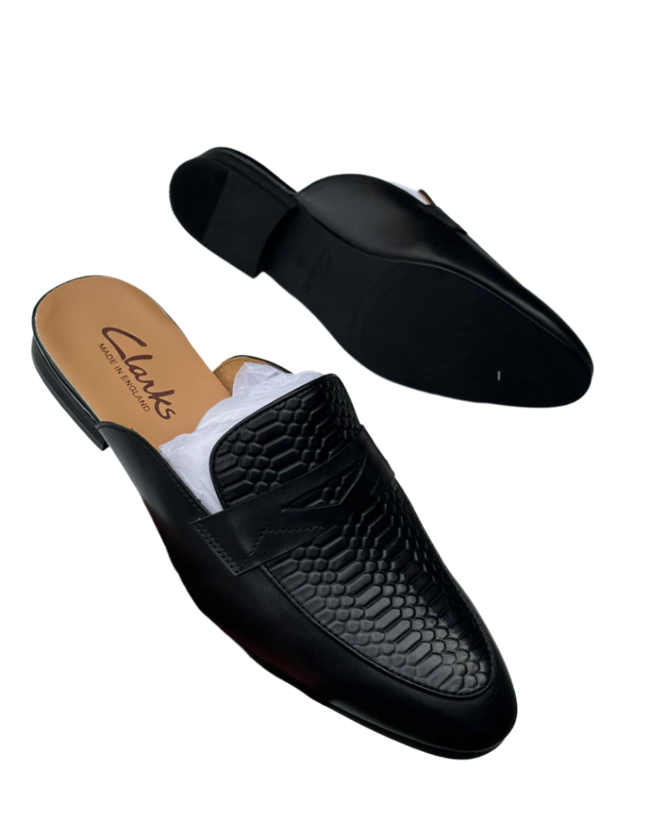 New Modern Leather Shoes-Black