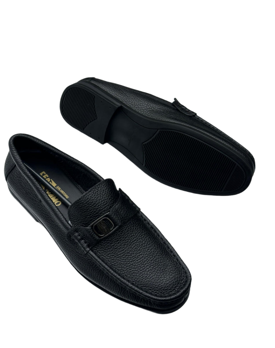 New Designer Leather Shoes For Men-Black