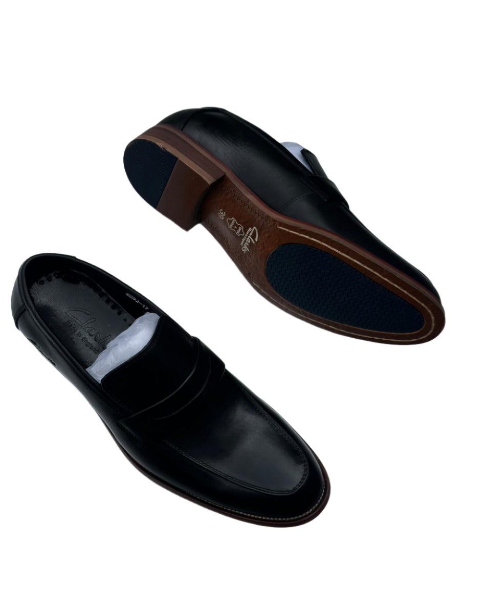 Genuine Modern Leather Shoes For Men-Black