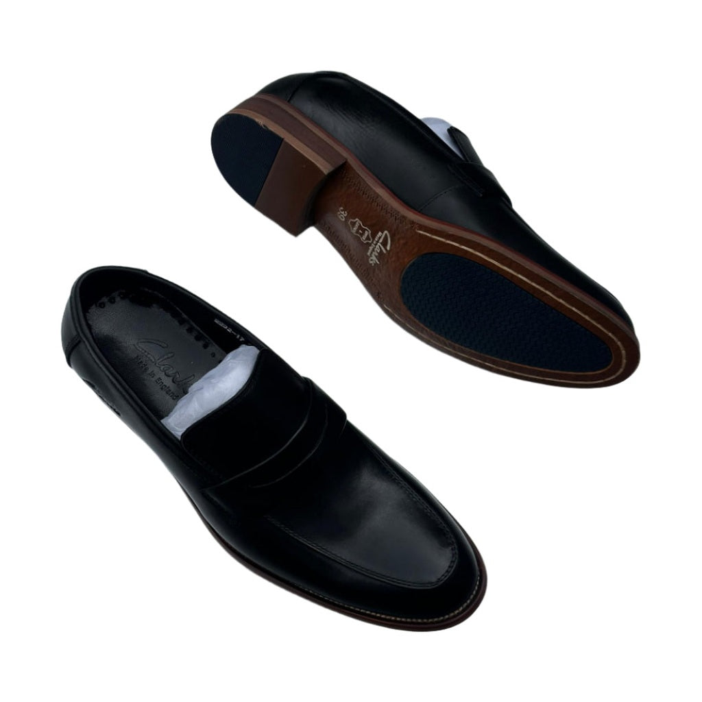 Genuine Modern Leather Shoes For Men-Black