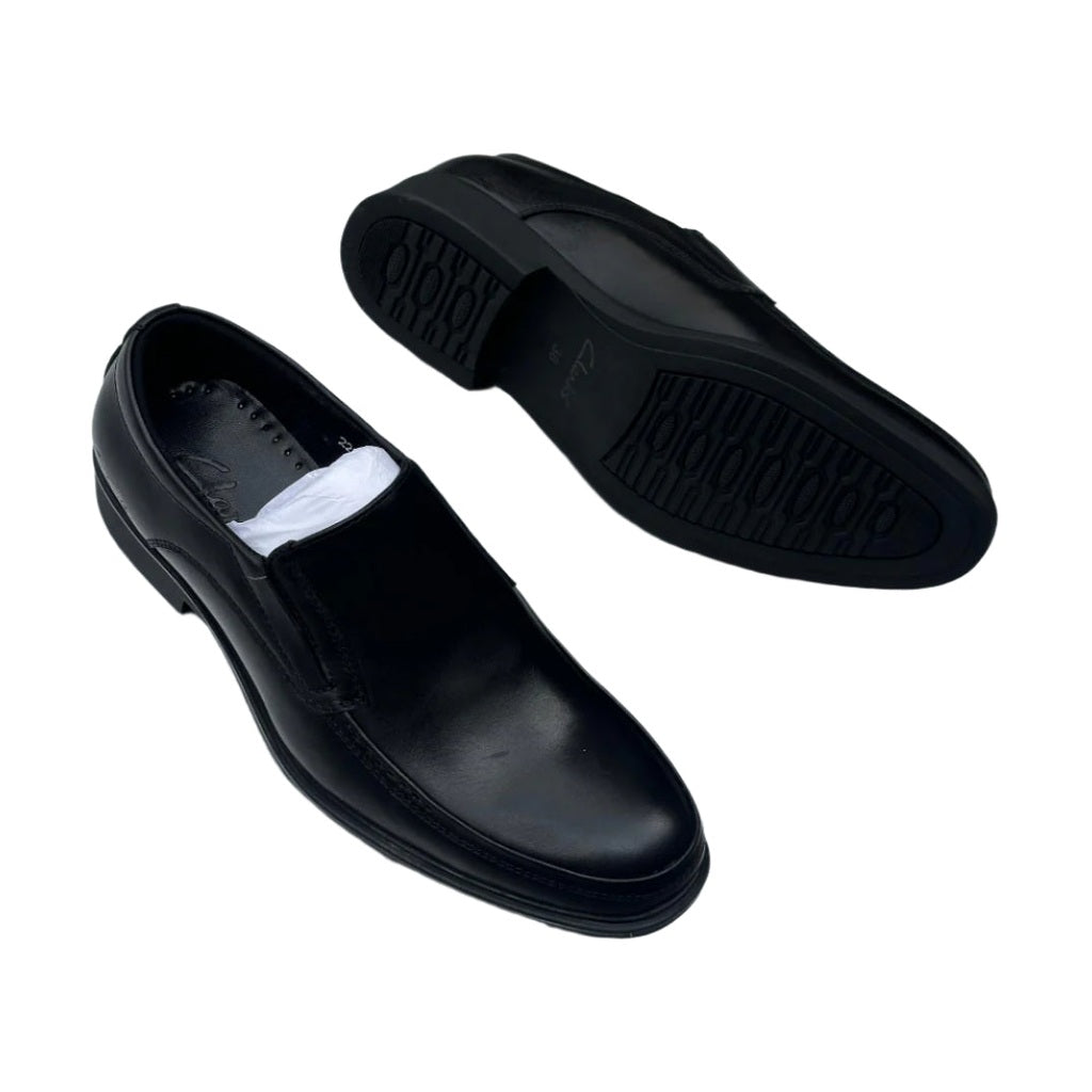 Modern Classic Leather Shoes For Men-Black