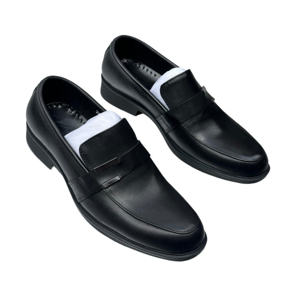 Classic Gentle Leather Shoes For Men-Black