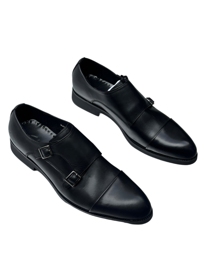 Modern Gentle Leather Shoes For Men-Black