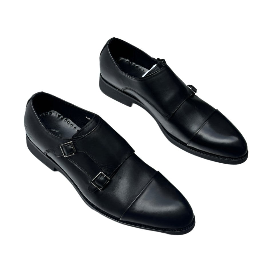 Modern Gentle Leather Shoes For Men-Black