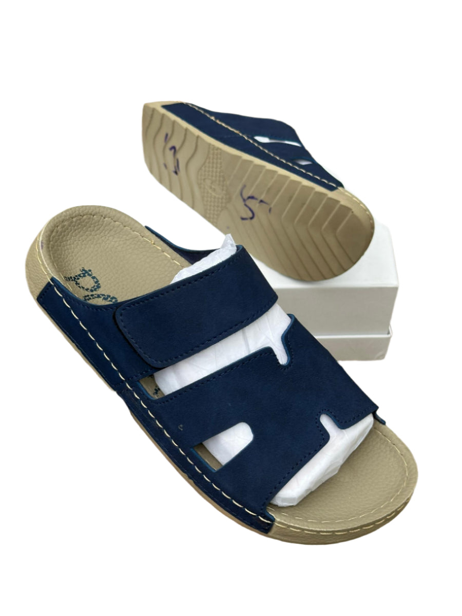 Quality Designer Open Shoes-Blue