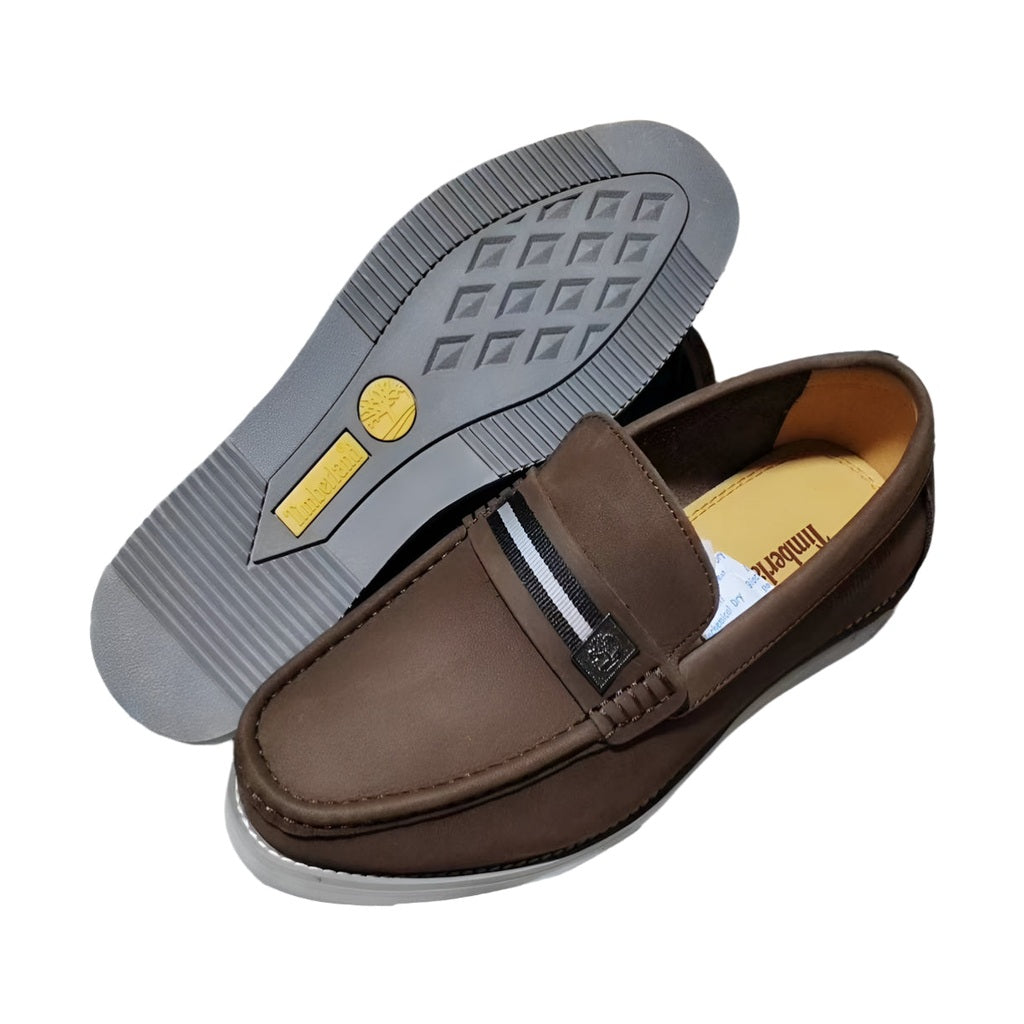 Modern Classic Leather Shoes For Men-Brown
