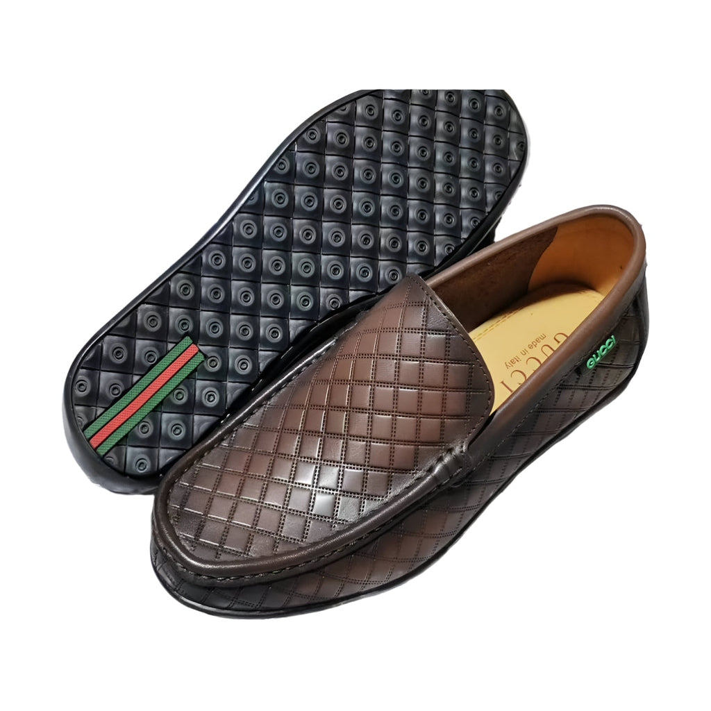 Men's Classic Designer Shoes-Coffee Brown