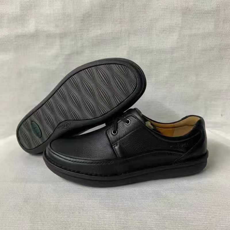 Men's Classic Leather Shoes-Black