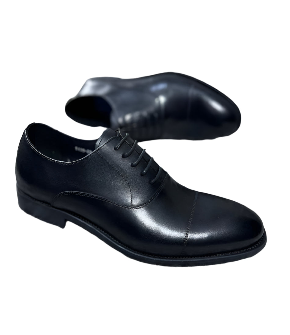 Men's Gentle Leather Shoes-Black