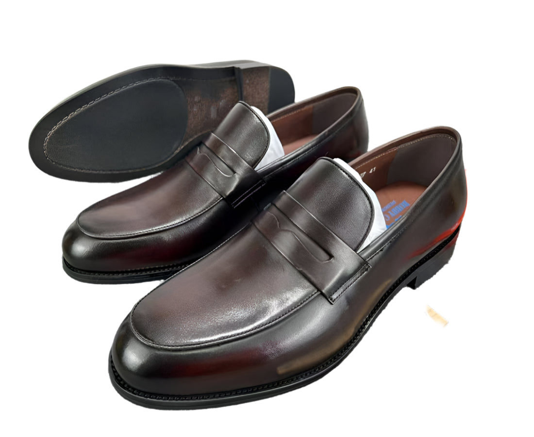 Gentle Leather Shoes For Men-Coffee Brown