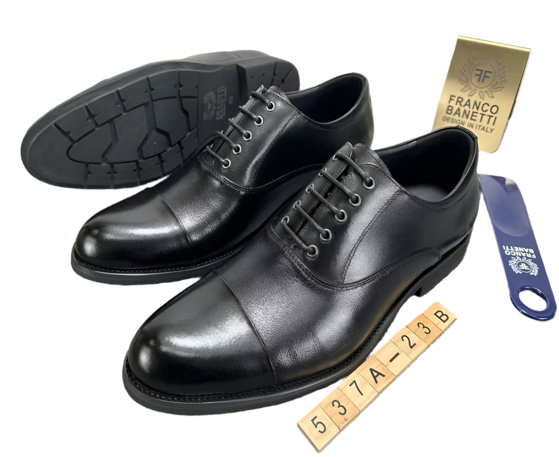 Men's Classic Gentle Leather Shoes-Black